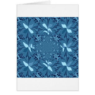 Beautiful Amazing Iridescent Blue Kaleidoscope Art