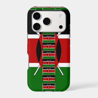 Beautiful amazing Kenya Seamless Flags border art