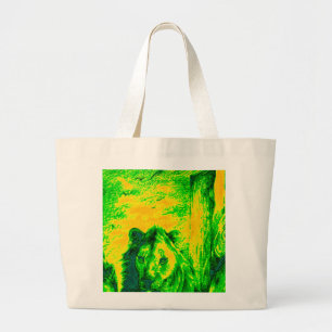 Beautiful Amazing Lion Simba Customise Product Large Tote Bag