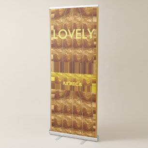 Beautiful Amazing Lovely Africa Print Design Art Retractable Banner