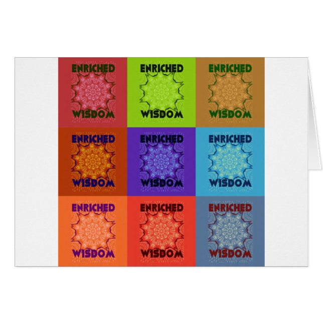 Beautiful Amazing  Lovely Pop Art Print: Enriched  (Front Horizontal)