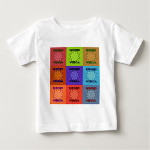 Beautiful Amazing  Lovely Pop Art Print: Enriched  Baby T-Shirt