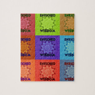 Beautiful Amazing Lovely Pop Art Print: Enriched Jigsaw Puzzle