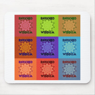Beautiful Amazing  Lovely Pop Art Print: Enriched  Mouse Mat