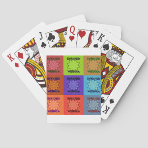 Beautiful Amazing Lovely Pop Art Print: Enriched Playing Cards
