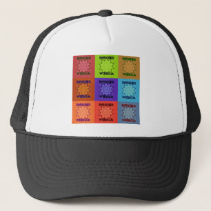 Beautiful Amazing  Lovely Pop Art Print: Enriched  Trucker Hat