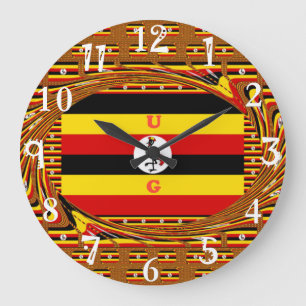 Beautiful amazing Lovely Uganda ideas Large Clock
