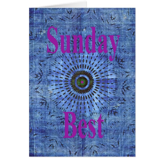 Beautiful Amazing Modern Denim Design: Sunday Best (Front)