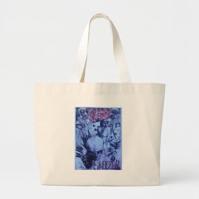 Beautiful amazing online Skeezers artistic design Large Tote Bag (Front)