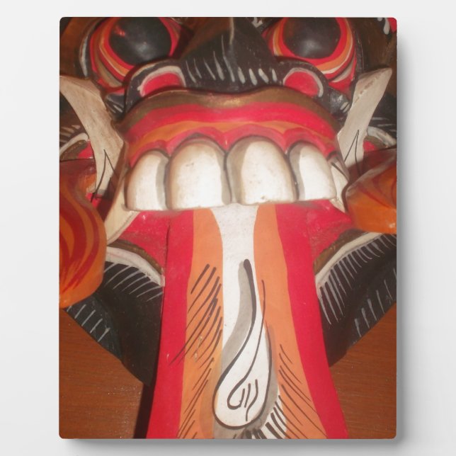 Beautiful Amazing Playful Tongue: A Touch of Humou Plaque (Front)