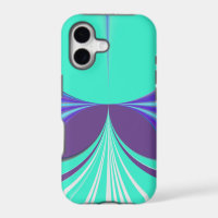 Beautiful amazing Purple Cyan motif Pattern Design