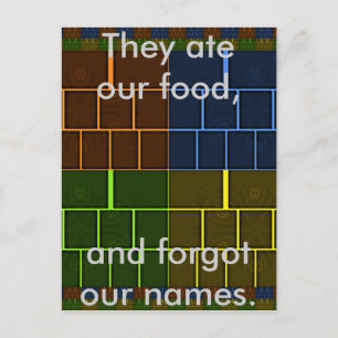 Beautiful Amazing Rainbow Colour Geometrical Desig Postcard