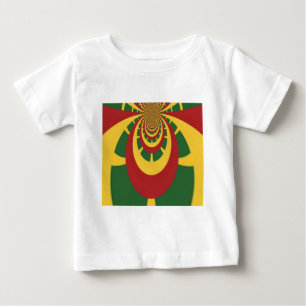 Beautiful Amazing Rasta Colours Art Print Baby T-Shirt