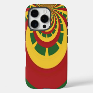 Beautiful Amazing Rasta Colours Art Print iPhone 16 Pro Case