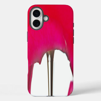 Beautiful amazing Red rose under the white sky iPhone 16 Plus Case