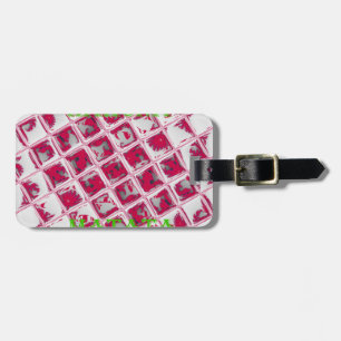 Beautiful Amazing Red Stylish Mirror Image Art  Luggage Tag