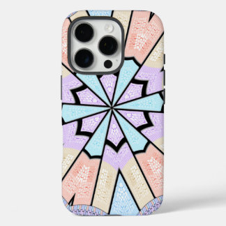 Beautiful Amazing Soft Pastel Geometric Art Print iPhone 16 Pro Case