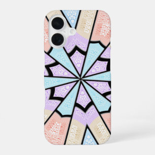 Beautiful Amazing Soft Pastel Geometric Art Print iPhone 16 Case