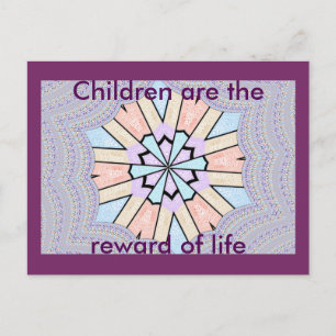 Beautiful Amazing Soft Pastel Geometric Art Print Postcard