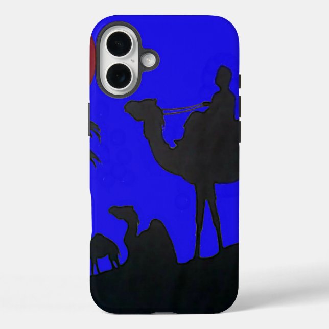 Beautiful Amazing Sunset Camel Safari Art Print Case-Mate iPhone Case (Back)