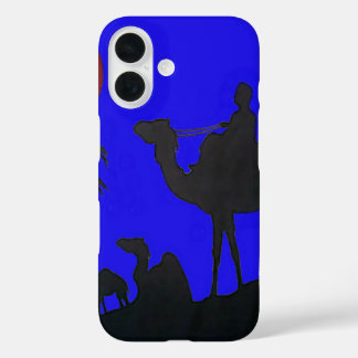 Beautiful Amazing Sunset Camel Safari Art Print/De iPhone 16 Case
