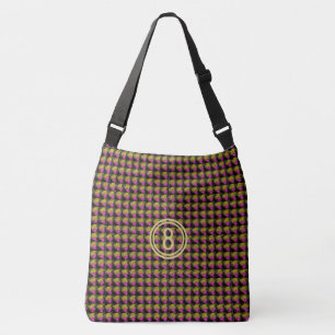 Beautiful amazing Text B water colours logo design Crossbody Bag