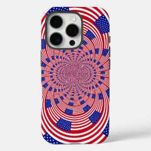 Beautiful Amazing United States Flag   Kaleidoscop iPhone 16 Pro Case
