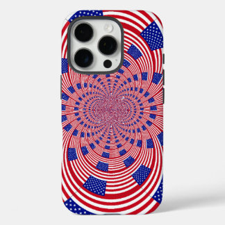 Beautiful Amazing United States Flag Kaleidoscope iPhone 16 Pro Case