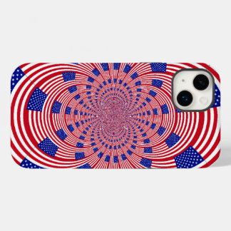 Beautiful Amazing United States Flag Kaleidoscope Case-Mate iPhone 14 Plus Case