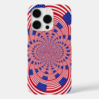 Beautiful Amazing United States Flag Kaleidoscope iPhone 16 Pro Case
