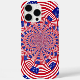 Beautiful Amazing United States Flag Kaleidoscope iPhone 16 Pro Max Case