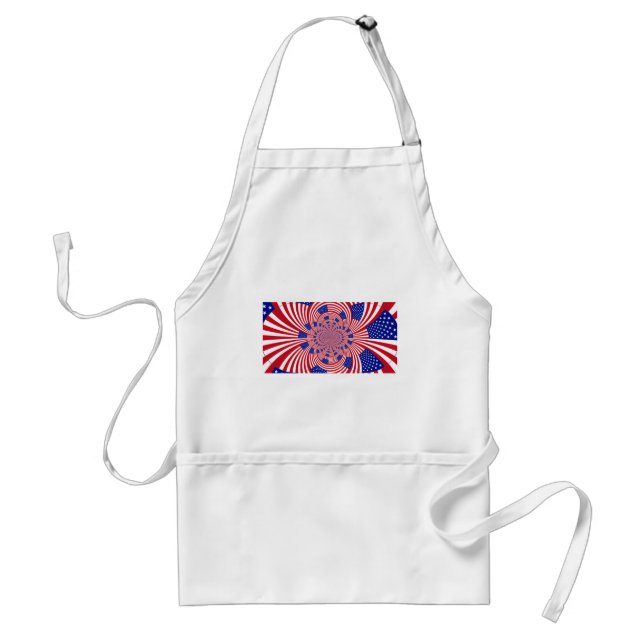 Beautiful Amazing United States Flag Kaleidoscope  Standard Apron (Front)