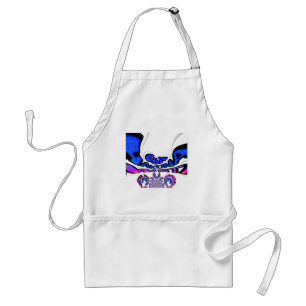 Beautiful Amazing USA Fun Text Art Pattern Design Standard Apron