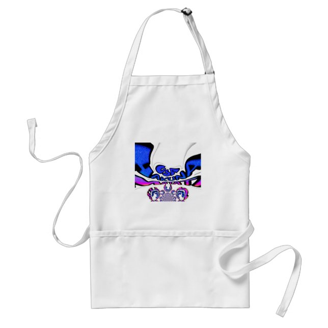Beautiful Amazing USA Fun Text Art Pattern Design Standard Apron (Front)