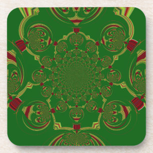 Beautiful amazing Vintage Green design Coaster