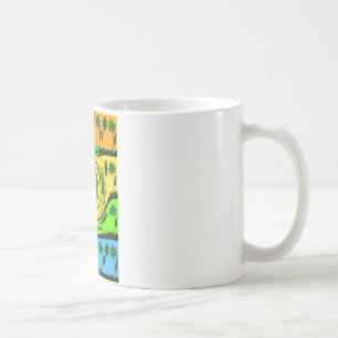 Beautiful Amazing Wavy Summer Wave Floral Colours Coffee Mug