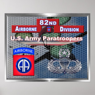 Beautiful America’s Guardian 82nd Airborne Divisio Poster