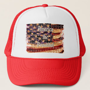 Beautiful America-WR Patriotic Hat