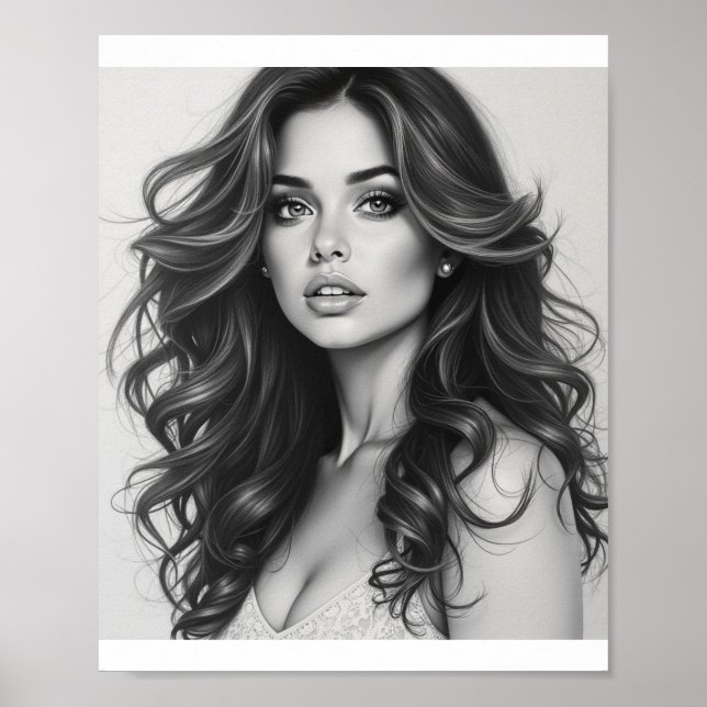 Beautiful American women Poster (Front)