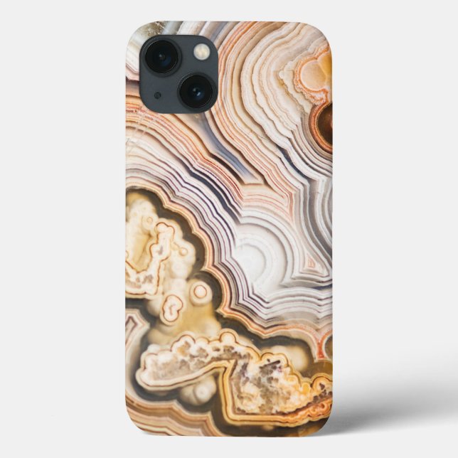 Beautiful Amethyst Geode With Cream and brown  Case-Mate iPhone Case (Back)