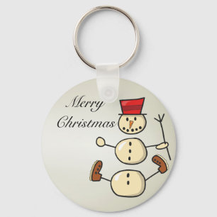Beautiful, Amezing Christmas Snowman Key Ring