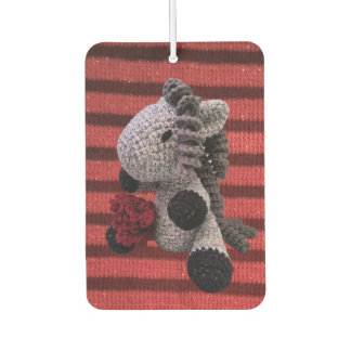 Beautiful Amigurumi Crochet Horse Car Air Freshener