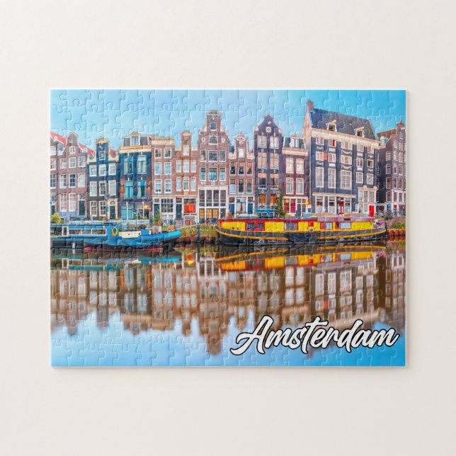 Beautiful Amsterdam, Netherlands Jigsaw Puzzle (Horizontal)