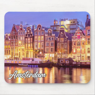 Beautiful Amsterdam, Netherlands Mouse Mat