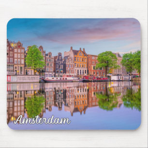 Beautiful Amsterdam, Netherlands Mouse Mat