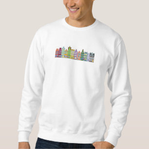 Beautiful Amsterdam Row Houses Soft Sweatshirt