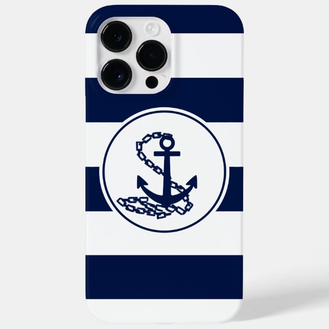 Beautiful Anchor Symbol Nautical Style iPhone Case (Back)