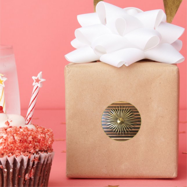 Beautiful and amazing design classic round sticker (Party)