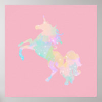 Beautiful and colorful unicorn