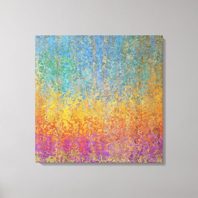 Beautiful and Colourful Aspen Trees Canvas 24x24" Print (Front)